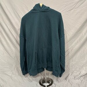 No Boundaries Dark Teal Oversized Hoodie